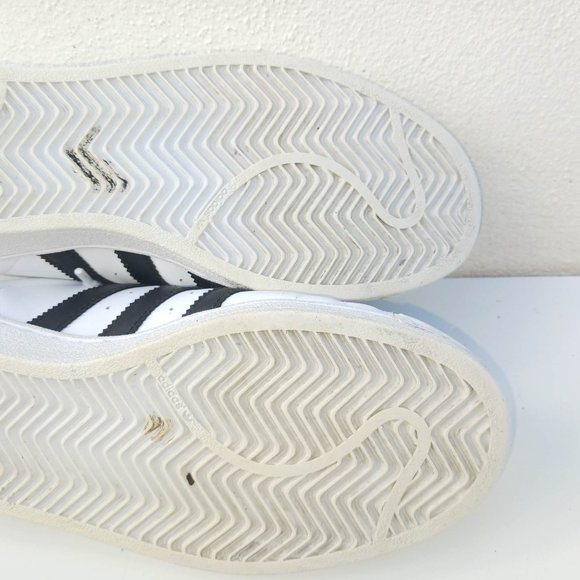 Adidas Men's Size 8.5 White Black Sneakers Shoes - Picture 13 of 13